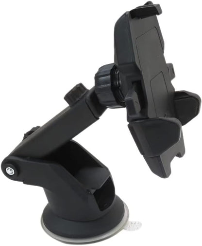 Car Mount Adjustable Car Phone Holder Universal Long Arm, Windshield for Smartphones - Black